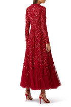 Alina Sequin Embellished Gown